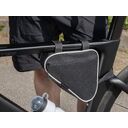 Велосумка на раму BikeLine Mini, черная с белым