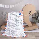 Флисовый плед «Письмо Деду Морозу»