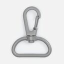 Застежка-карабин Snap Hook, L, серая