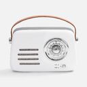 Bluetooth-колонка с радио Retronica, белая