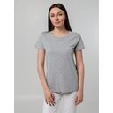 Футболка женская T-bolka Stretch Lady, серый меланж, размер S