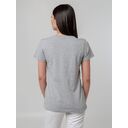 Футболка женская T-bolka Stretch Lady, серый меланж, размер M