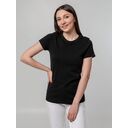 Футболка женская T-bolka Stretch Lady, черная, размер L