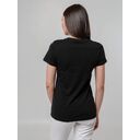 Футболка женская T-bolka Stretch Lady, черная, размер L