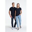 Футболка женская T-bolka Stretch Lady, кобальт (темно-синяя), размер XL