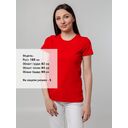 Футболка женская T-bolka Stretch Lady, красная, размер L