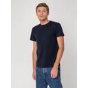 Футболка мужская T-bolka Stretch, темно-синяя (navy), размер XXL