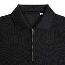 Рубашка поло мужская с длинным рукавом Terrazzo, черная, размер L/XL