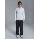Рубашка поло мужская с длинным рукавом Terrazzo, белая, размер L/XL