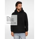 Худи унисекс оверсайз Easy Street, черное, размер XL/XXL