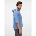 Футболка оверсайз унисекс с капюшоном Neofit, синяя, размер XL/XXL
