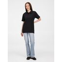 Рубашка поло унисекс Tervise, черная, размер XL