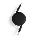 Складной кабель с переходниками pocketCoil, черный