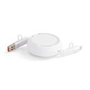 Складной кабель с переходниками pocketCoil, белый