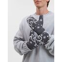 Варежки Adventino, темно-серый с молочным, размер L/XL