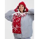 Варежки Adventino, красный с молочным, размер L/XL