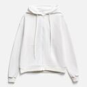 Толстовка унисекс оверсайз на молнии Zippy Terry, белая, размер XL/XXL