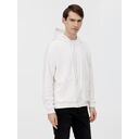 Толстовка унисекс оверсайз на молнии Zippy Terry, белая, размер XL/XXL