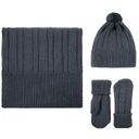 Шапка Knit Beat, серая (графит)