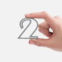 Подвеска Symbol, 3D-печать на заказ, цифра 2