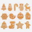 Мини-подвеска «Пряник», 3D-печать на заказ, елочка