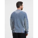 Джемпер Denim свободного силуэта на заказ, полушерсть, размер XS