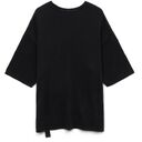 Джемпер с коротким рукавом Siluetti Volumica, черный, размер XL/XXL