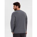 Лонгслив унисекс Siluetti Fuori, серый, размер L/XL