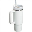 Термокружка Quencher H2.0 1180 с трубочкой, белая