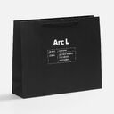 Пакет бумажный Arc M, черный