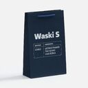 Пакет бумажный Waski M, синий