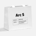 Пакет бумажный Arc S, белый