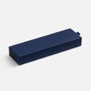 Ручка шариковая Broad Ring Soft Touch в футляре, синяя