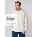 Худи оверсайз унисекс Tolla, молочное, размер XS/S