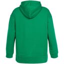 Худи оверсайз унисекс Tolla, зеленое, размер XL/2XL