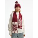 Шапка Wintertude, красная с белым