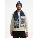 Шарф Wintertude M, синий с белым