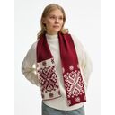 Шарф Wintertude M, красный с белым