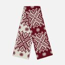 Шарф Wintertude L, красный с белым
