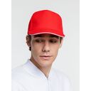 Бейсболка Classic 2.0, красная с белым кантом