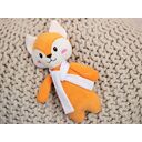 Мягкая игрушка Beastie Toys, лисенок с белым шарфом