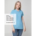 Рубашка поло женская Virma lady, голубая, размер XL