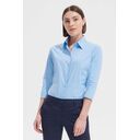 Рубашка женская с рукавом 3/4 Effect 140 голубая, размер L