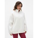 Толстовка унисекс оверсайз Ziplink Heavy, молочно-белая, размер XXL