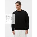 Свитшот унисекс оверсайз Drommi, черный, размер XS