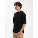 Футболка Oversize Premium 210, черная, размер XXL