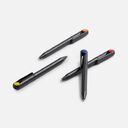 Ручка шариковая Prodir DS1 TMM Dot, черная с желтым