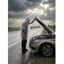 Дождевик в круглом футляре Nimbus, красный
