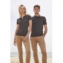 Рубашка поло мужская Prescott men 170 черная, размер L