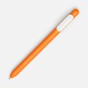 Ручка шариковая Swiper Soft Touch, неоново-оранжевая с белым